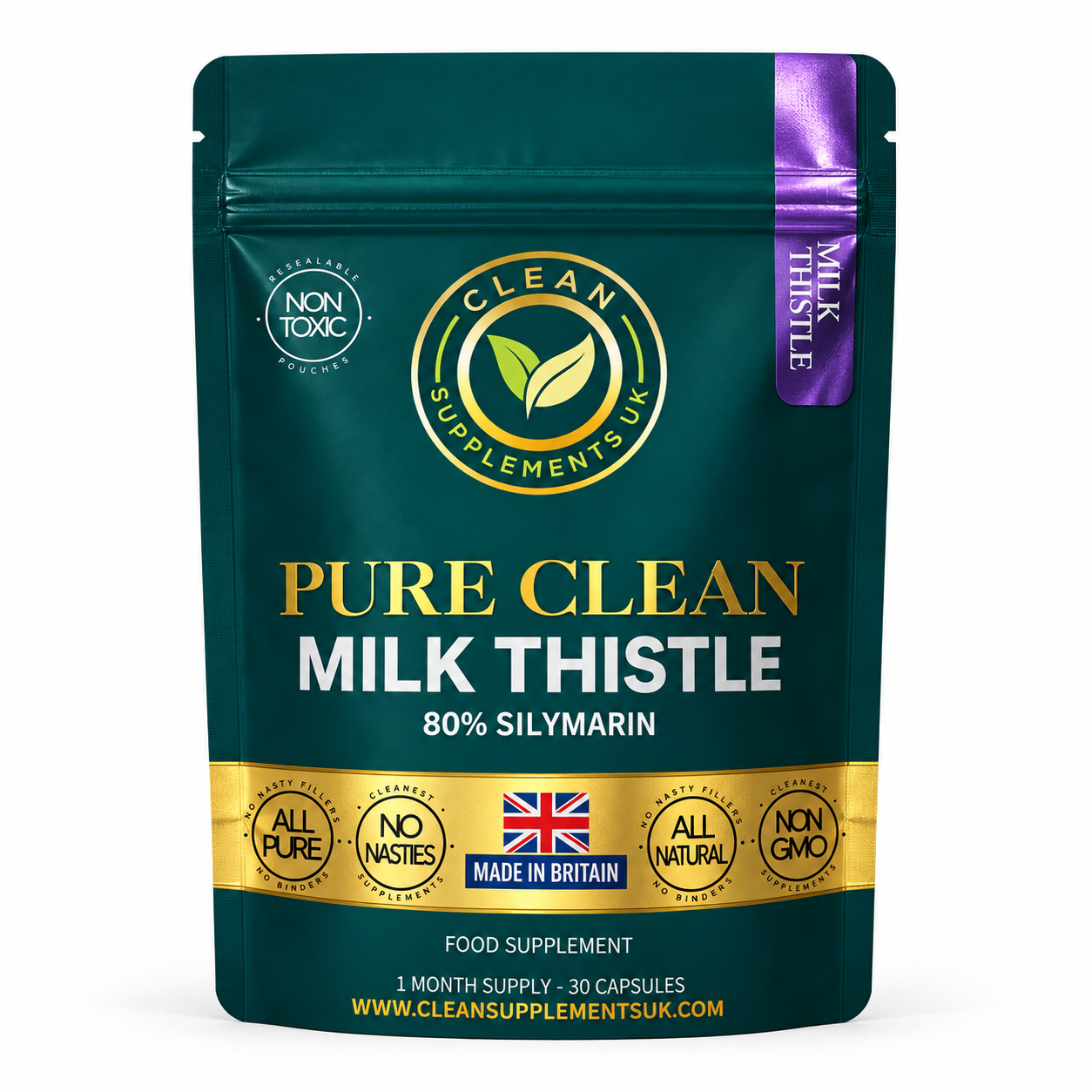 Milk Thistle | 80% Silymarin Milk Thistle Capsules