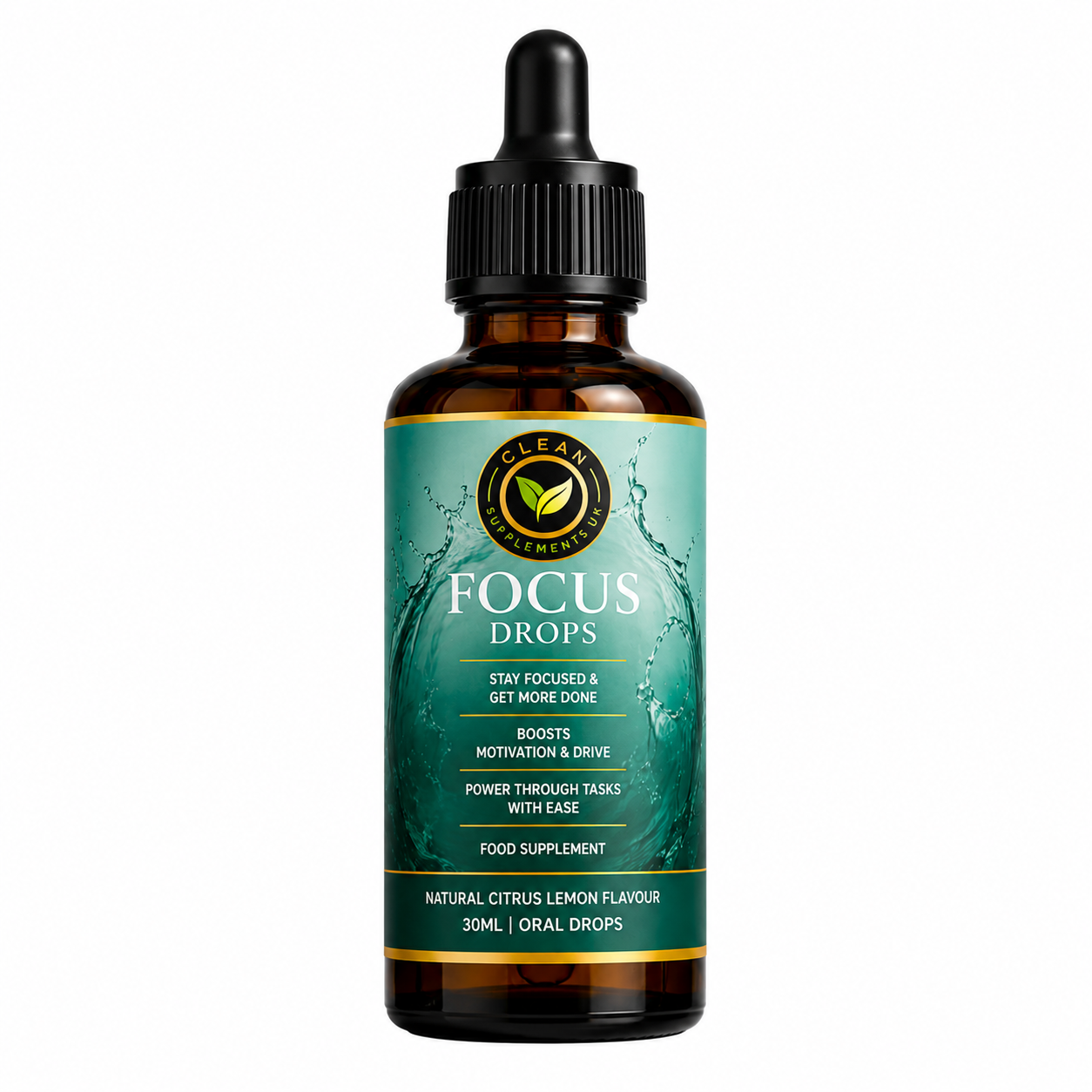 Pure Clean Focus Drops | Focus, Drive & Mental Clarity Support