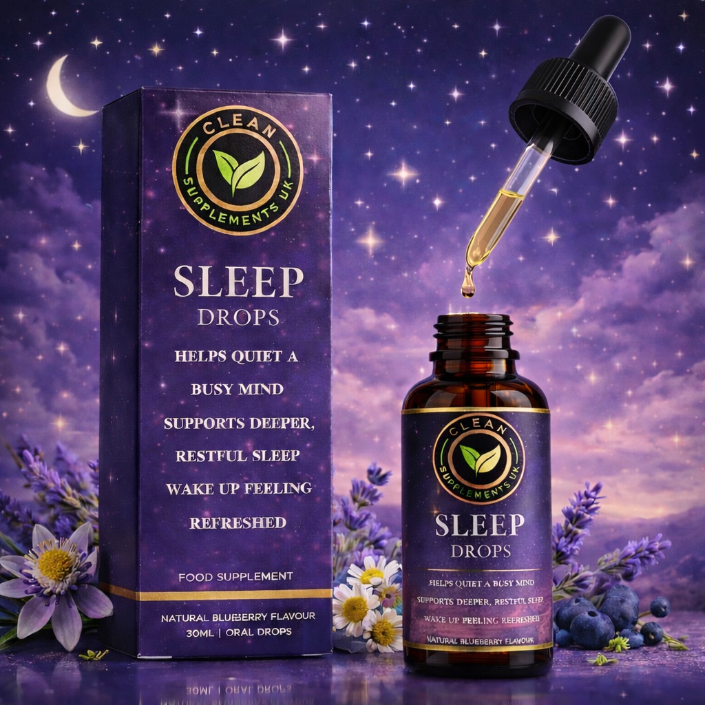 Clean Drops Sleep Drops | Deep Restful Sleep Support UK | Clean Supplements UK